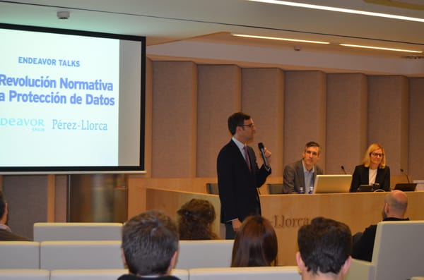 Endeavor España y Pérez-Llorca analizan la RGDP en el ecosistema emprendedor.
