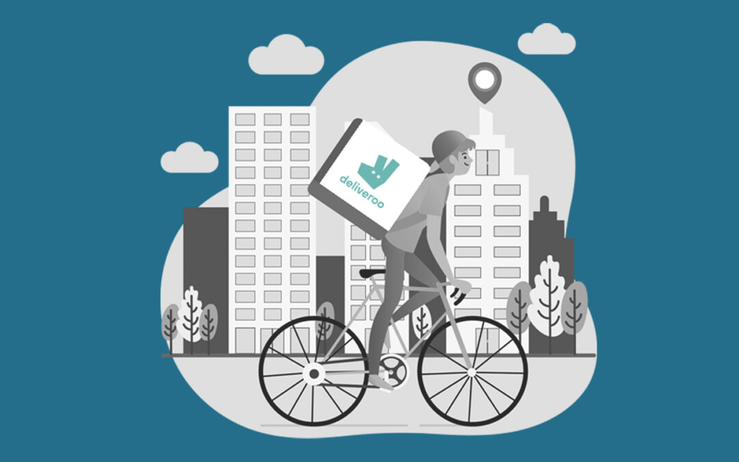 Un juzgado de Valencia reconoce la relación laboral de 97 ‘riders’ con Deliveroo.