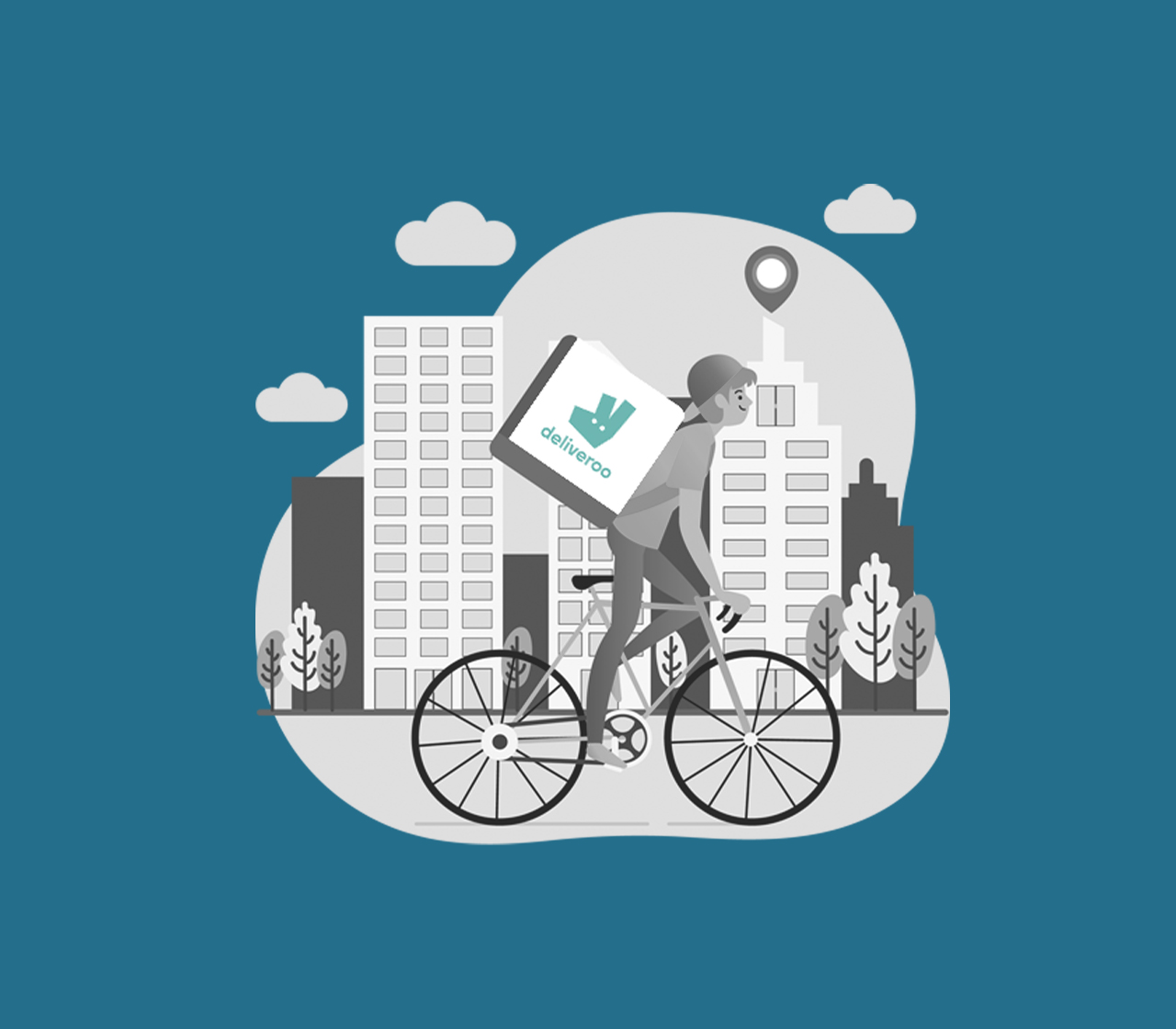 Un juzgado de Valencia reconoce la relación laboral de 97 ‘riders’ con Deliveroo.