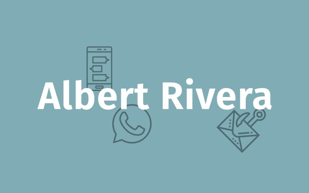 El WhatsApp de Albert Rivera, hackeado por un ataque de “phishing”.