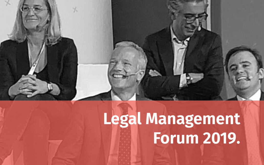 Legal Management Forum 2019: «el futuro de la abogacía».