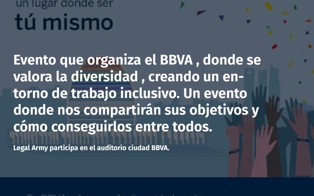 Evento BBVA: diversidad y entorno de trabajo inclusivo.