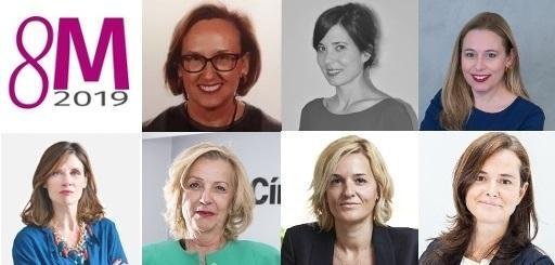 Siete mujeres, siete juristas.