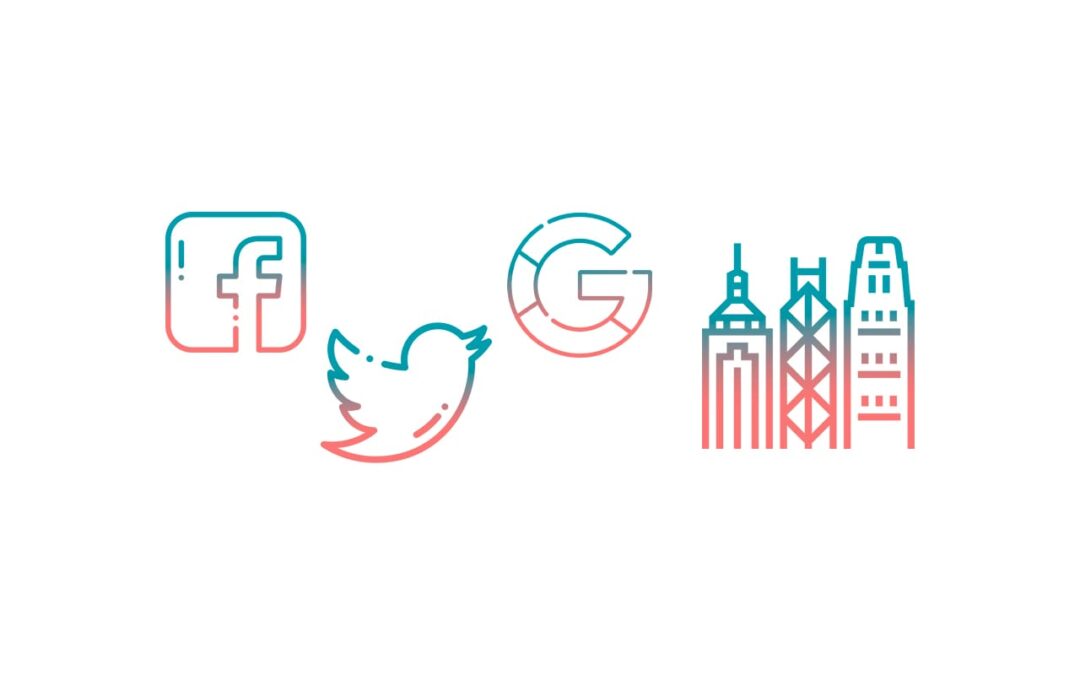 Facebook, Google y Twitter se niegan a dar información sobre los usuarios al Gobierno de Hong Kong.
