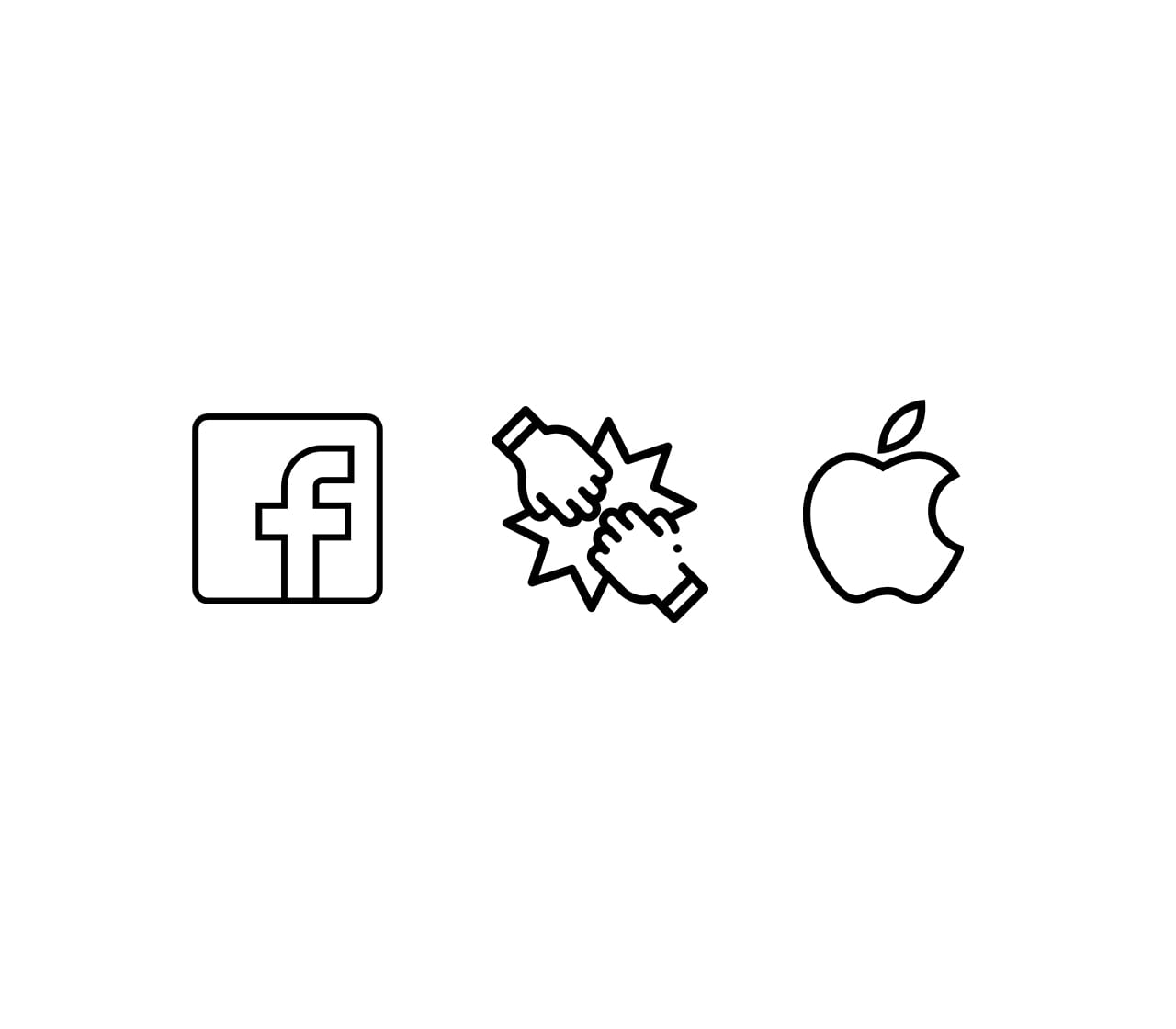 Apple contra Facebook por la privacidad.