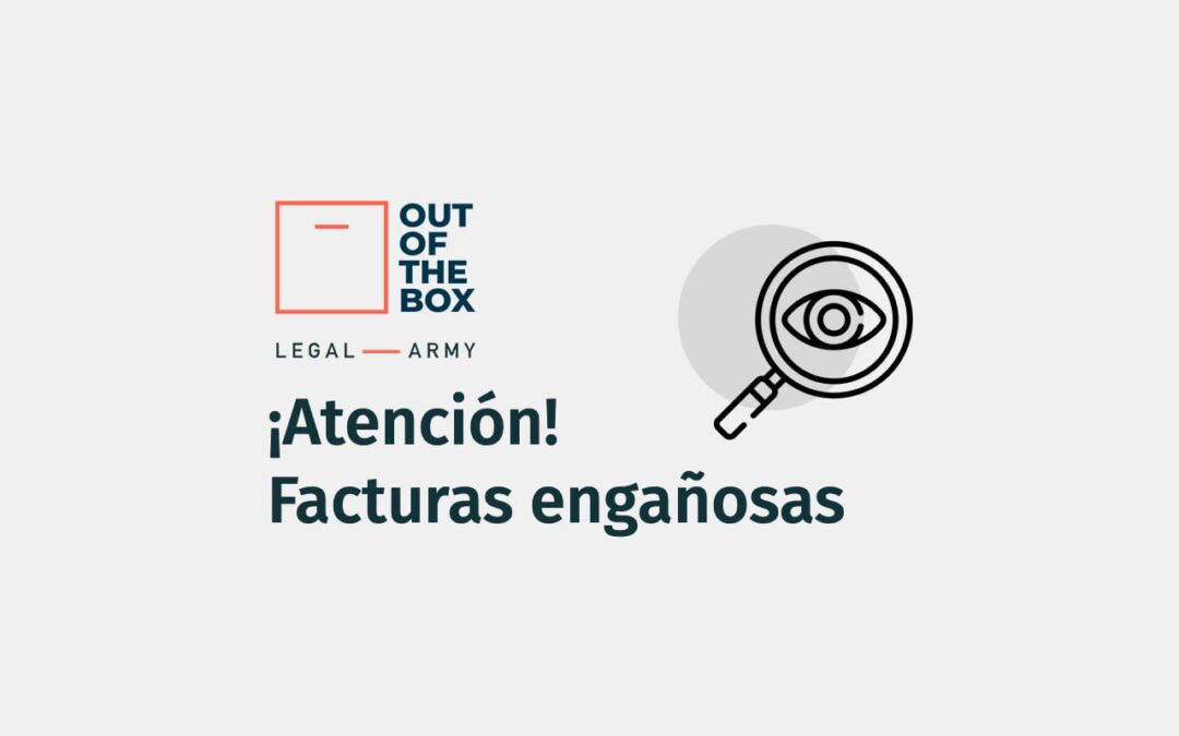 ¡Atención! Facturas engañosas
