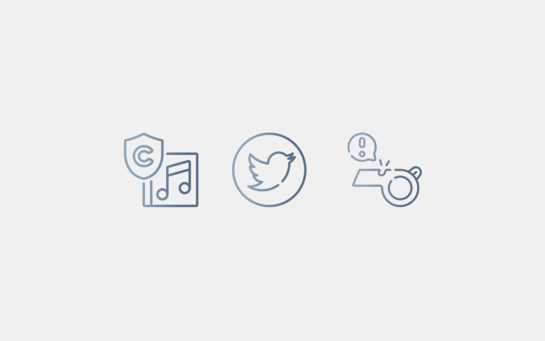 Twitter denunciada por permitir la publicación de canciones protegidas por derechos de autor